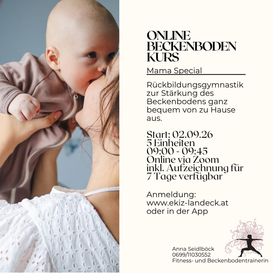 Beckenboden Kurs im September ONLIE