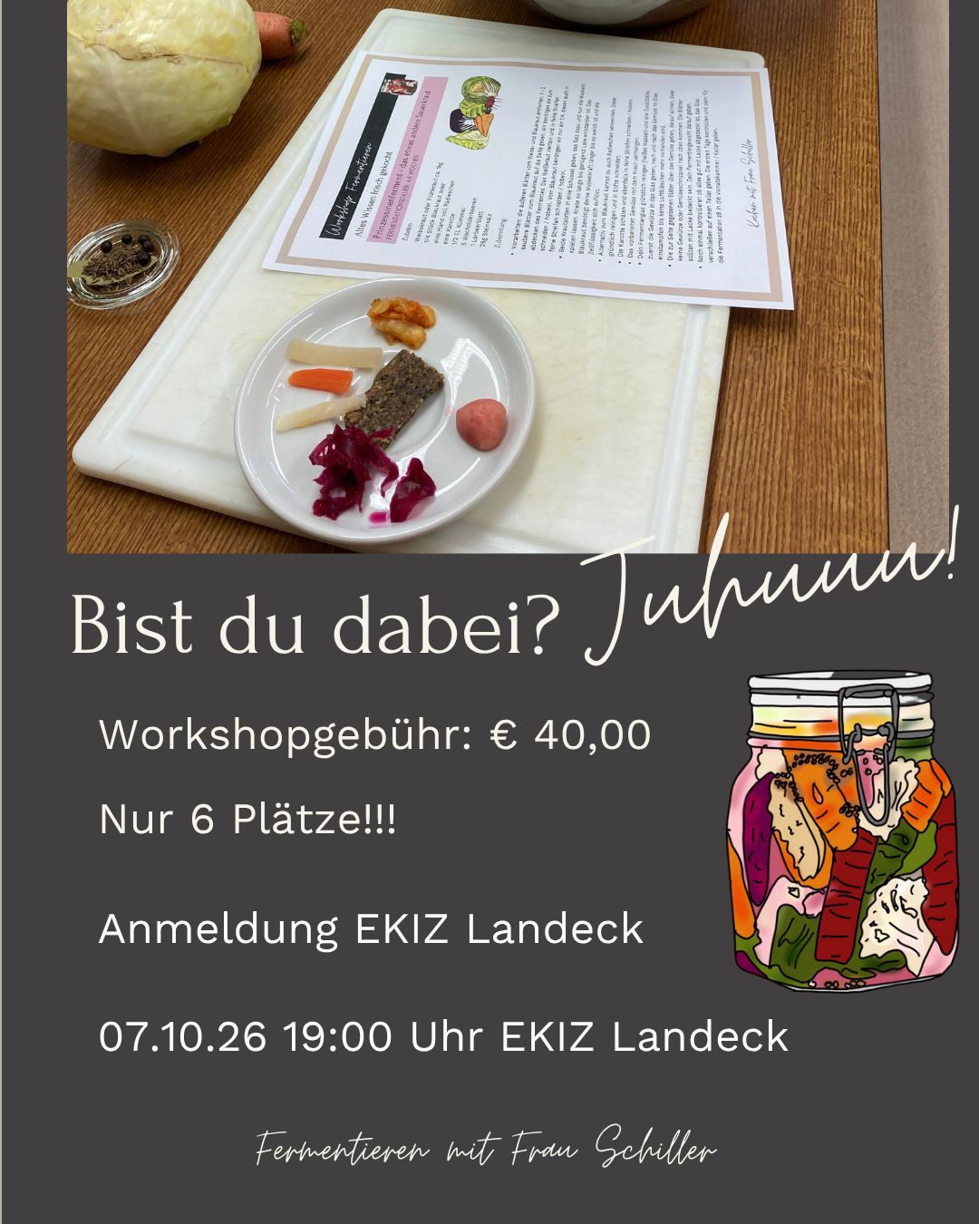Fermentations- Workshop im Oktober