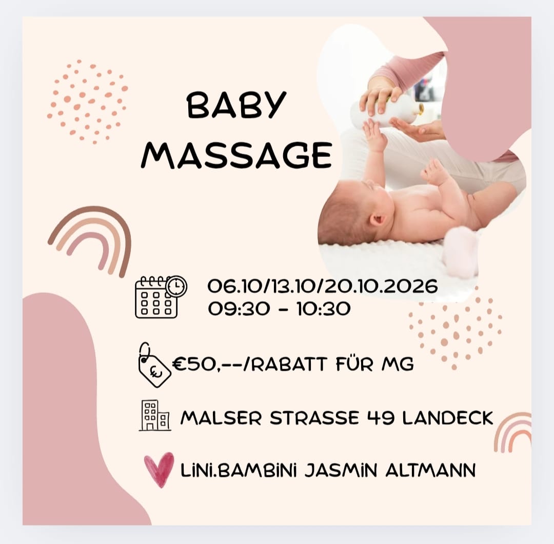 Baby Massage im Oktober